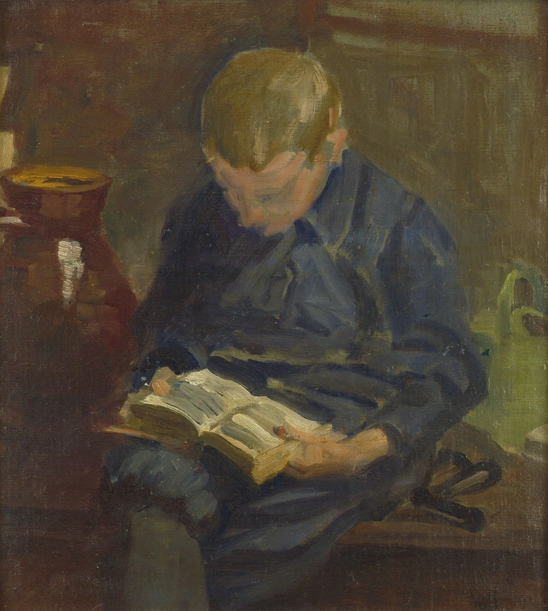 Studio di un ragazzo che legge (ca.1883)